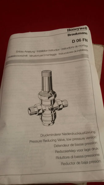 D06FN Low Pressure Reducing Valve - D06FN-3/4B