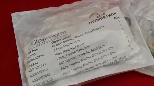 GLOWWORM 801669 FITTING PACK 24CXI