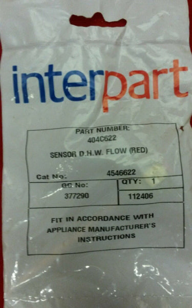 New MYSON 404C622 SENSOR D.H.W. FLOW (RED)