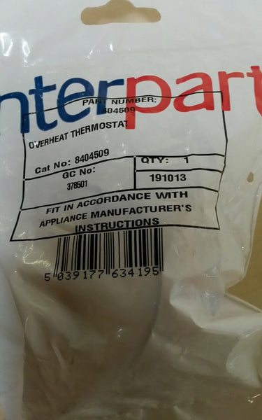 New POTTERTON 404509 OVERHEAT THERMOSTAT 8404509 (Genuine spare)