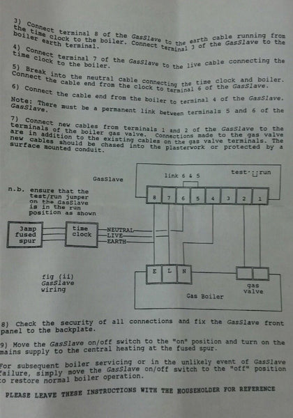 GasSlave Electronic Boiler Control
