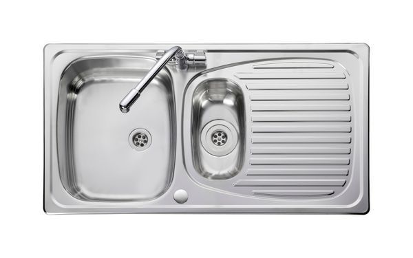 Leisure Sinks Euroline EL9502/TC sink and tap 1.5 bowl Stainless Steel