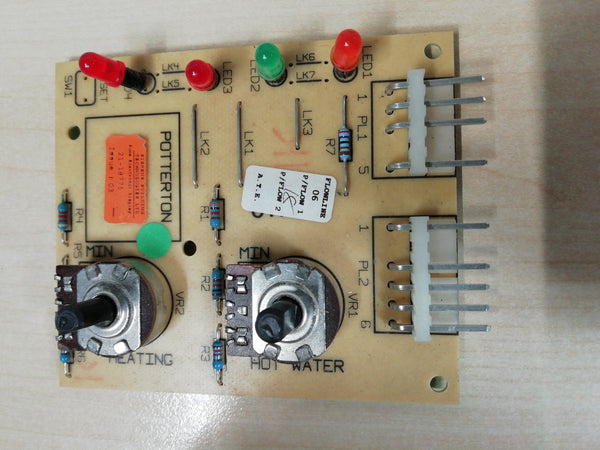 POTTERTON PUMA 80E & 100E DISPLAY PCB 21/18775 WAS 929688