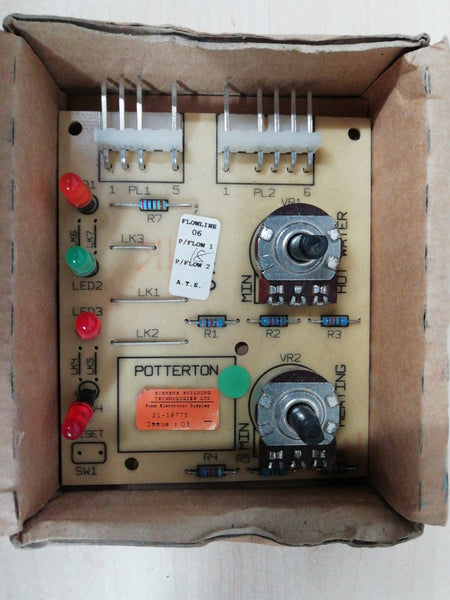POTTERTON PUMA 80E & 100E DISPLAY PCB 21/18775 WAS 929688