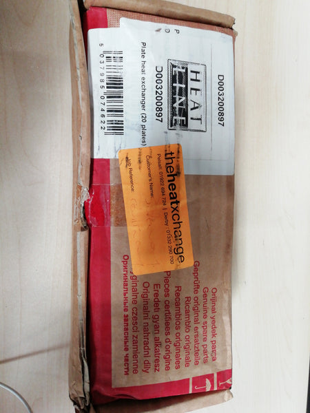 HEATLINE 3003200897 PLATE HEAT EXCHANGER (20 PLATES)
