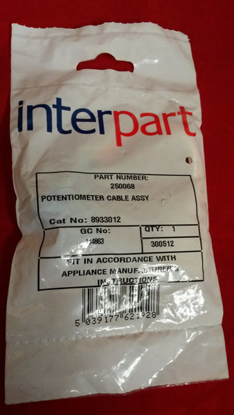 POTTERTON 250068 POTENTIOMETER CABLE ASSEMBLY (Genuine spare)