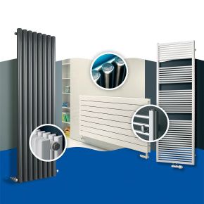 Designer radiators and towel rails