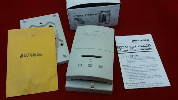 Honeywell T822D1743 Low Voltage Room Thermostat Temperature Range 10-30C