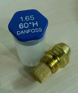 Danfoss Oil Boiler Burner Nozzle 1.65 x 60 H USgal/h Jet 1.65 Nozzel 6.08 Kg/h